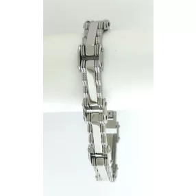 Ezüstszínű nemesacél karkötő