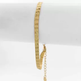 Aranysárga színű antiallergén karkötő