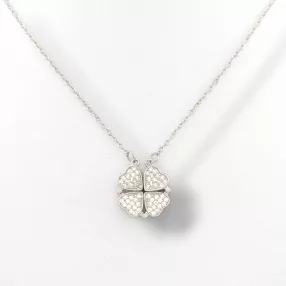 Ezüstszínű nemesacél nyaklánc variálható medállal