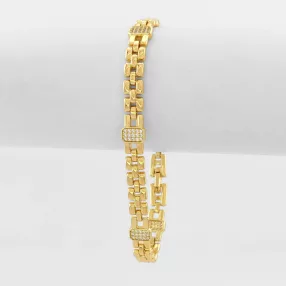 Aranysárga színű antiallergén karkötő