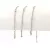 Ezüstszínű antiallergén gömbös nyaklánc