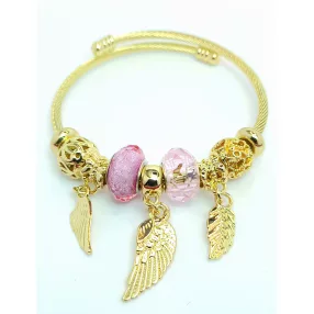 Aranyszínű antiallergén pandora jellegű karkötő