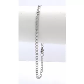 Ezüstszínű nemesacél karkötő 