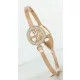 Rose gold színű  nemesacél életfa karperec