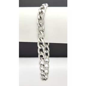 Ezüstszínű nemesacél karkötő