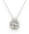 Ezüstszínű nemesacél nyaklánc variálható szív medállal