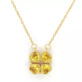   Aranyszínű nemesacél nyaklánc variálható szív medállal