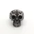 Ezüstszínű nemesacél skull gyűrű