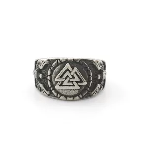 Nemesacél viking gyűrű