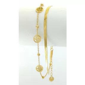 Nemesacél női karkötő