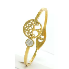 Nemesacél női karperec